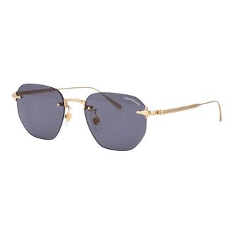 Montblanc Montblanc - Mb0405S Zonnebril - Heren - Accessoires - Geel - Maat: 51 MM
