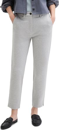 Marc O'Polo 7/8-Hose MARC OPOLO MALIN Slim, Damen, Gr. 34, N-Gr, gravel grau melange, Jersey, Obermaterial: 70% Viskose, 25% Polyamid, 5% Elasthan, schmal 7/8-L&auml;n