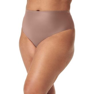 Spanx SPANXshape Sheer Control Thong in Cafe Au Lait at Nordstrom Rack, Size X-Small