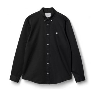 Carhartt Work in Progress L/S Madison Shirt - Heren - Casual Overhemden - Zwart - S - Katoen - Overhemden