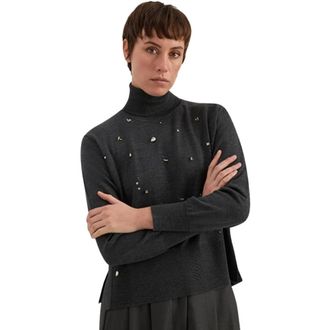 Alpha Studio Dolcevita Ciclista - - Knitwear - Donna - Nero - M