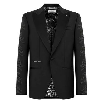 Philipp Plein Blazer Skull - Heren - Jassen - Zwart - Maat: 3XL