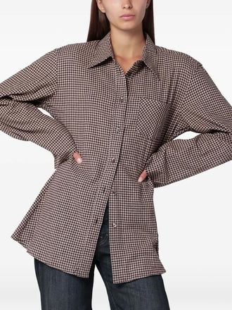 Our Legacy geometric-print shirt - Brown