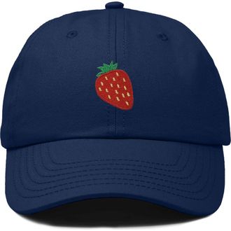 Dalix Strawberry Hat in Navy Blue at Nordstrom