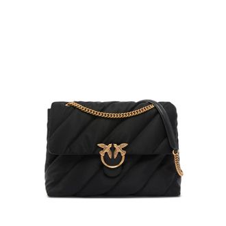 Pinko Shoulder Bags, female, Black, Size: ONE SIZE Bag Pinko