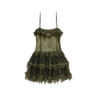 Blumarine Ruffled Mini Dress