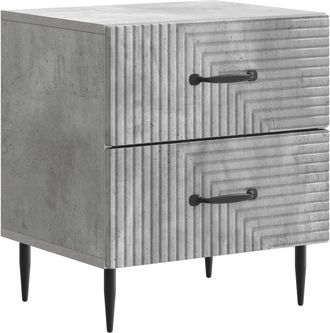vidaXL Armario De Noche Gris Hormig&oacute;n 43 X 34,5 X 47,5 Cm Vidaxl
