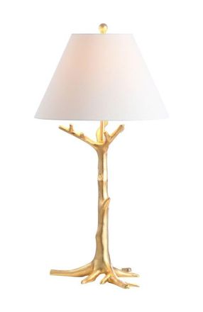 Jonathan Y Designs Galen 33.5 Resin LED Table Lamp, Gold in Gold Leaf at Nordstrom