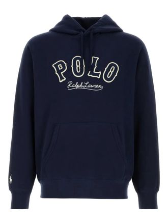 Polo Ralph Lauren Felpa con cappuccio e logo - Blu