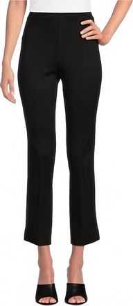 Jude Connally Lucia Velvet Pull-On Ankle Pants In Black