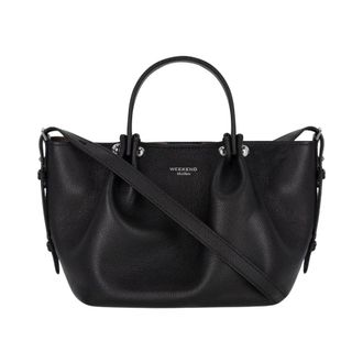 Max Mara Dritto Schoudertas - Dames - Tassen - Zwart - Maat: ONE Size Leer