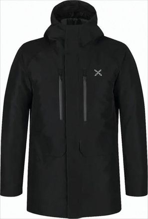 Montura Boxy Fit Black Montura Jacket With Hood And Zippered Pockets