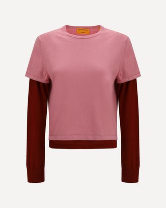 Guest In Residence Layered Sweater Female M