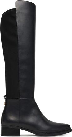 Michael Kors Lex Over-knee Laars - Dames - Over de knie laarzen - Zwart - 36 EU - Leer - Schoenen