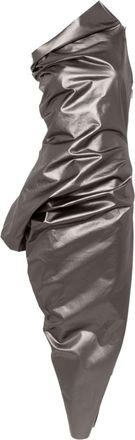 Rick Owens Walrus metallic-effect maxi dress - women - Cotton/Elastomultiester - 38 - Brown