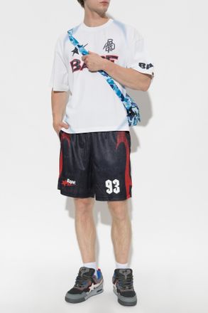 A Bathing Ape T-shirt With Logo, Mens, White