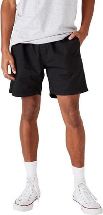 Cotton On Mens Easy Short in Black Texture at Nordstrom, Size X-Large