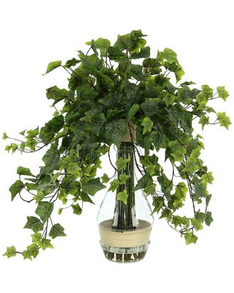 Creative Displays Inc. Ivy Plant In A Tall Glass Vase