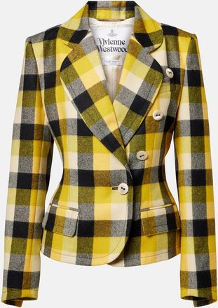 Vivienne Westwood Georgia checked virgin wool blazer