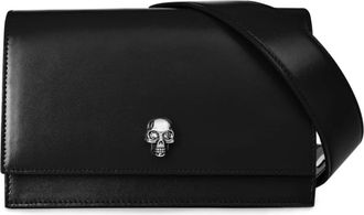 Alexander McQueen Alexander McQueen, Shoulder Bags, female, Black, Size: ONE SIZE Skull Logo Shoulder Bag