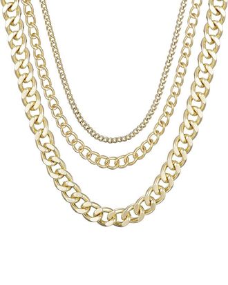 Adornia Adornia Link Layered Necklace