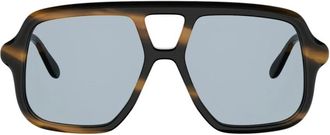 Loewe Slim Pilot Zonnebril - Dames - Zonnebrillen - Bruin - 54 MM - Accessoires
