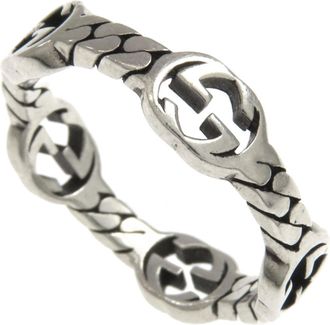 Gucci Silver Silver Band Ring (Pre-Owned)