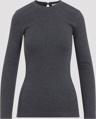 Brunello Cucinelli Brunello Cucinelli L/S Geribbeld T-shirt