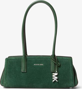 Michael Kors Laila Small Suede Shoulder Bag