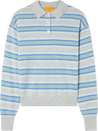 Guest In Residence Truien & Vesten, Dames, Veelkleurig, S, Kasjmier, Collegiate Stripe Polo