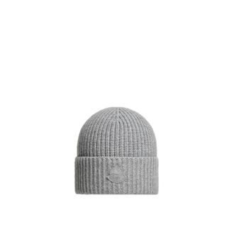 Moncler Moncler Cashmere Beanie, Women, Grey, Size: One Size