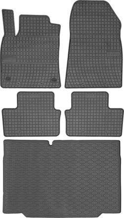 OEM Juego De Alfombrillas De Goma Para Renault Clio V Hatchback A Partir De Septiembre De 2019 + Alfombrilla Para El Maletero