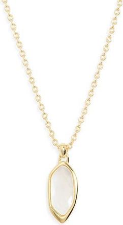 Argento Vivo Mother-of-Pearl Pendant Necklace in Gold at Nordstrom Rack