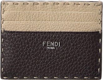 Fendi Fendi Selleria Leather Card Case