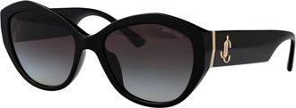Jimmy Choo London Stijlvolle zonnebril met stijl 0Jc 5013U - Dames - Zonnebrillen - Zwart - 55 MM - Accessoires