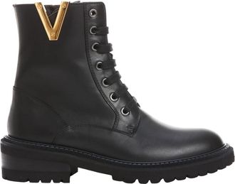 Via Roma 15 Schoenen - Dames - Veterlaarzen - Zwart - 36 EU - Schoenen
