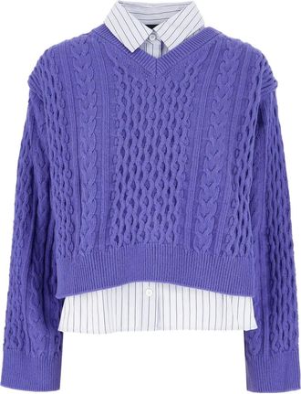 Juun.J Maglione a strati - Viola