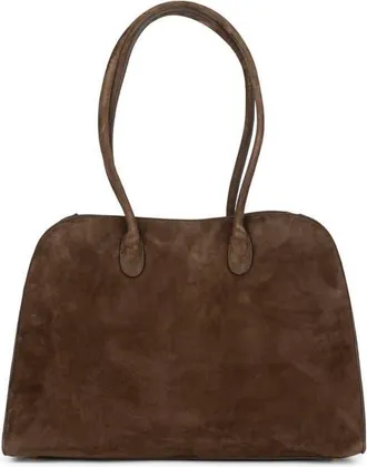 Jeffrey Campbell Cincinnati Satchel in Brown Suede at Nordstrom