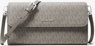 Michael Kors Jet Set Small Signature Logo Convertible Crossbody Bag
