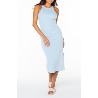 Roxy Emilia Racer Tank Midi Dress in Airy Blue at Nordstrom, Size Xx-Large