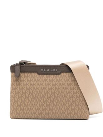 Michael Kors Hudson messenger bag - men - Fabric/PVC - One Size - Brown