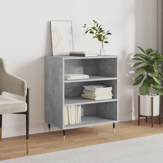 vidaXL Vidaxl - Credenza Grigio Cemento 57x35x70 cm in Legno Multistrato