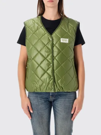 American Vintage Gilet trapuntato in poliestere con scollo a V e bottoni