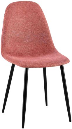 Clp Silla De Comedor Napier Naranja Tela