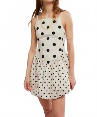 Free People Misty Mini Dress In Tea Combo