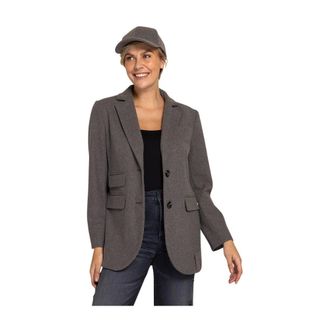 Zhrill Dames, Jassen, Grijs, Maat: S Corduroy