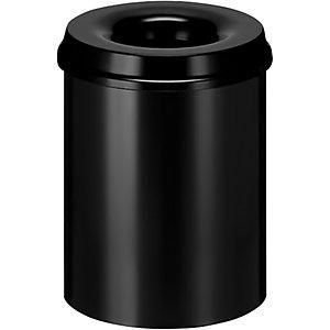 EKO V-part - Papelera De Seguridad Acero Autoextinguible Capacidad 15 L