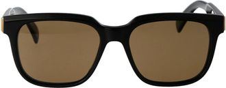 Dunhill Stijlvolle zonnebril Du 0002S - Heren - Zonnebrillen - Bruin - 54 MM - Accessoires