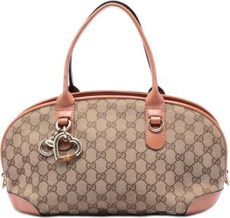 Gucci Pre-owned Gucci GG Canvas Heart Bit Satchel Ladies 6G4A42RJWQX4FSB9