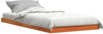 vidaXL Estructura De Cama Madera Maciza De Pino Marr&oacute;n Cera 75x190 Cm Vidaxl